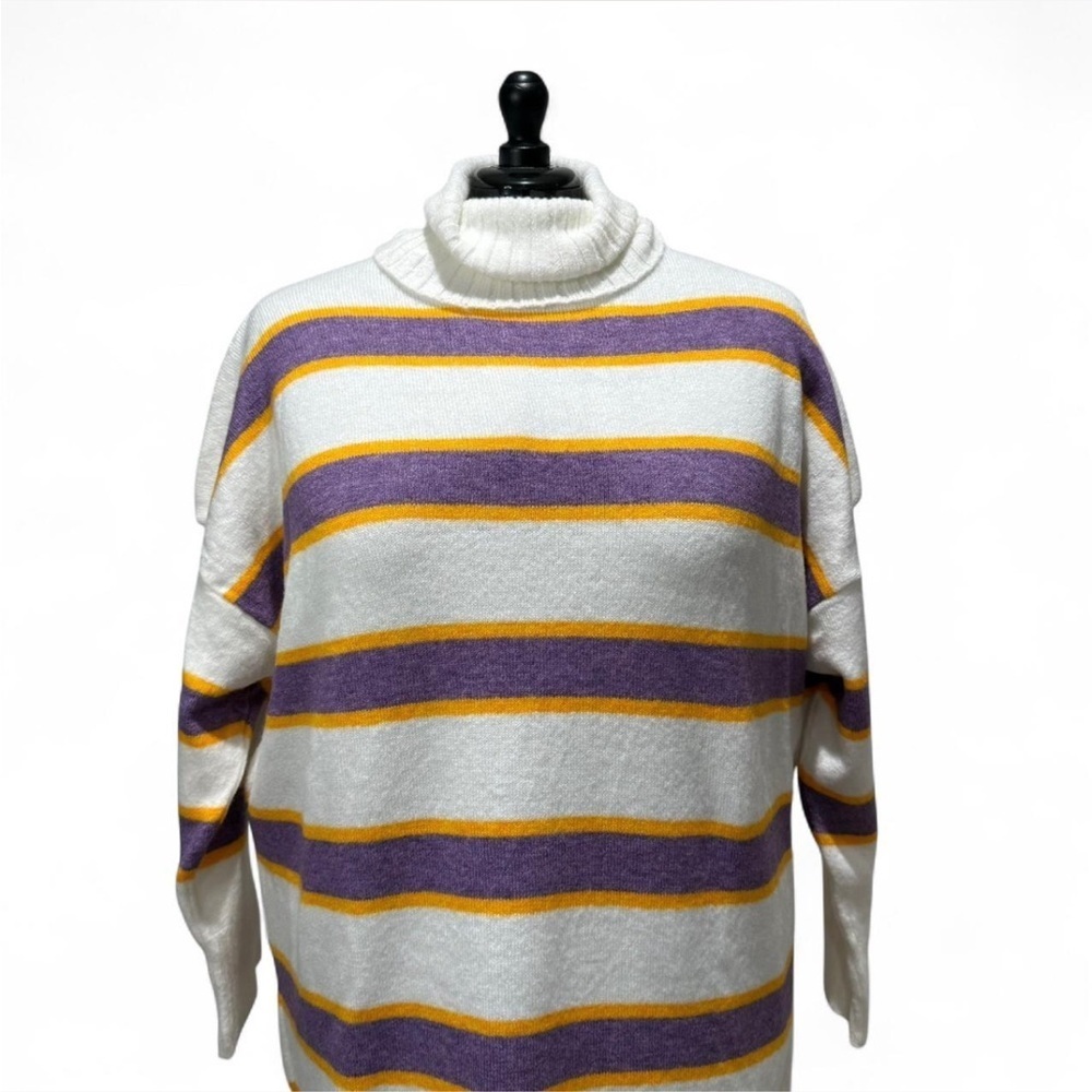 Anthropologie Daily Practice Karigan Midi Sweater Dress Turtleneck 3X Cabin Core - Picture 3 of 8